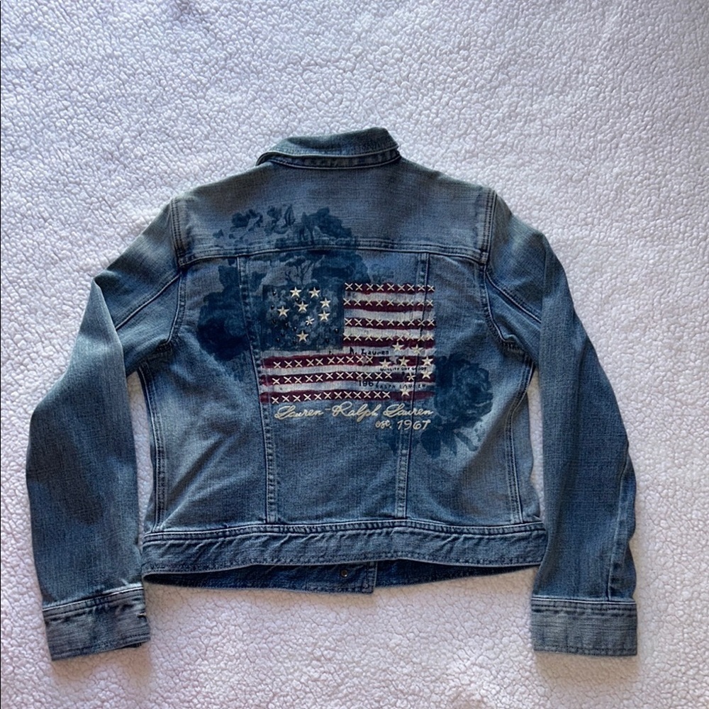 Ralph Lauren Blue Jean Jacket Timeless Denim Design - Picture 9 of 12